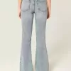 High-Rise Medium Wash Flare Jeans High-Rise Medium Wash Flare Jeans