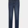 High-Rise Medium Wash Jean Leggings