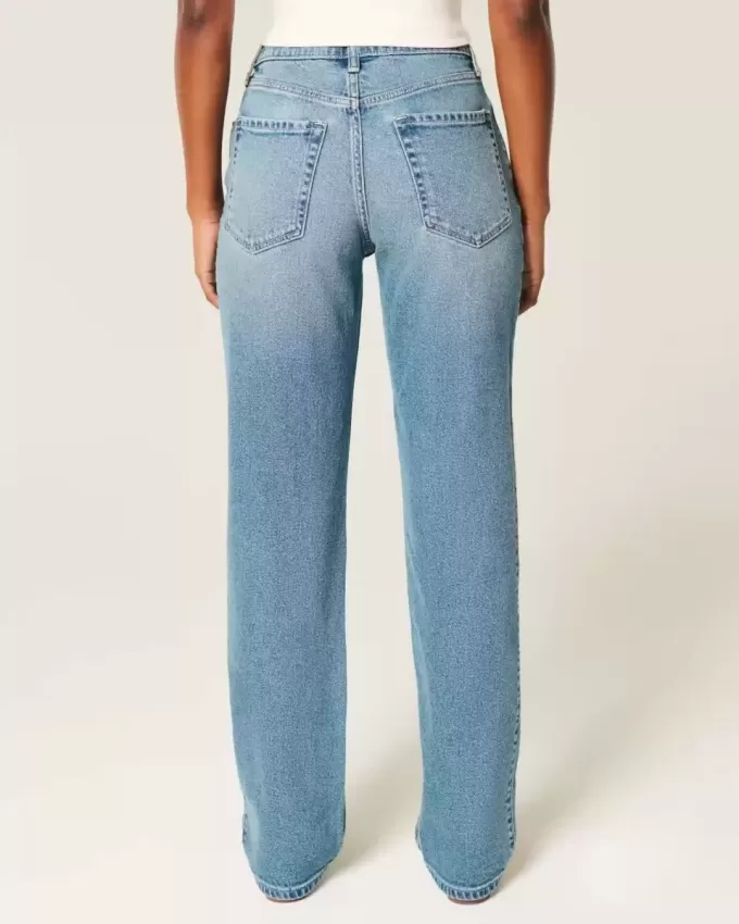 High-Rise Medium Wash Straight Jean High-Rise Medium Wash Straight Jean