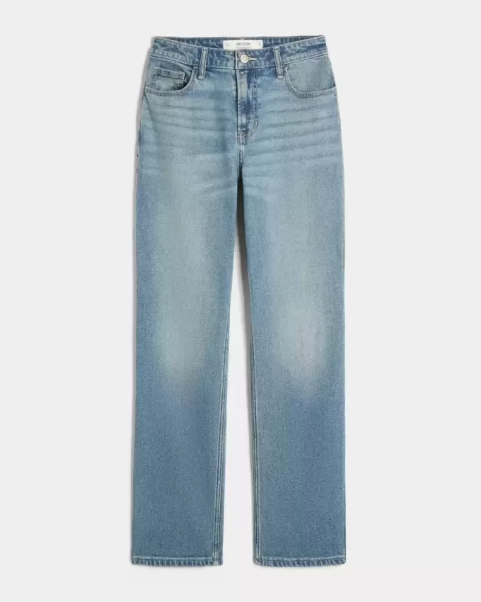 High-Rise Medium Wash Straight Jean High-Rise Medium Wash Straight Jean
