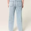 High-Rise Medium Wash Straight Jeans