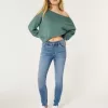 High-Rise Medium Wash Super Skinny Jeans