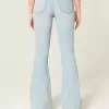 High-Rise Ripped Light Wash Flare Jeans High-Rise Ripped Light Wash Flare Jeans