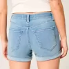 High-Rise Ripped Medium Light Wash Shortieshorts i denim High-Rise Ripped Medium Light Wash Shortieshorts i denim