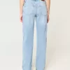 High-Rise Ripped Medium Wash Dad Jeans High-Rise Ripped Medium Wash Dad Jeans