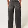 High-Rise tvättade svarta baggy jeans High-Rise tvättade svarta baggy jeans