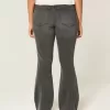 High-Rise Washed Black Broderade Flare Jeans High-Rise Washed Black Broderade Flare Jeans