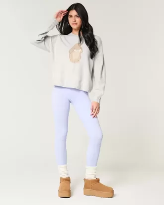 Hollister Comfy Cloud Bunny Graphic Crew tröja Hollister Comfy Cloud Bunny Graphic Crew tröja