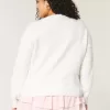 Hollister Comfy Cloud Croissant Graphic Crew tröja