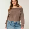 Hollister Comfy Cloud Foldover Off-the-Soulder tröja