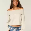 Hollister Comfy Cloud Foldover Off-the-Soulder tröja