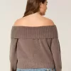 Hollister Comfy Cloud Foldover Off-the-Soulder tröja