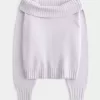 Hollister Comfy Cloud Foldover Off-the-Soulder tröja