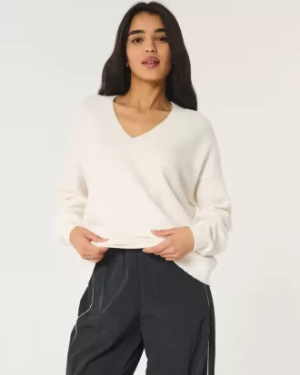 Hollister Comfy Cloud Oversized V-ringad tröja