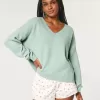 Hollister Comfy Cloud Oversized V-ringad tröja