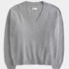 Hollister Comfy Cloud Oversized V-ringad tröja
