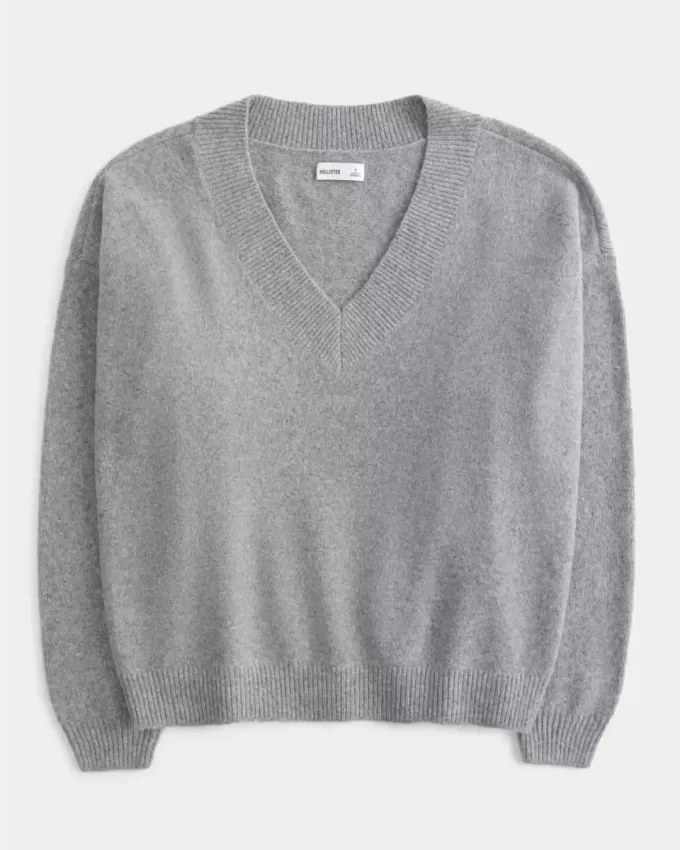 Hollister Comfy Cloud Oversized V-ringad tröja
