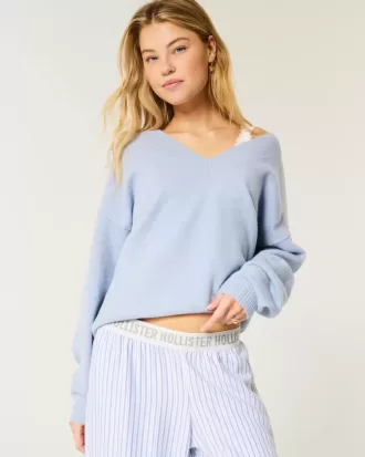 Hollister Comfy Cloud Oversized V-ringad tröja Hollister Comfy Cloud Oversized V-ringad tröja