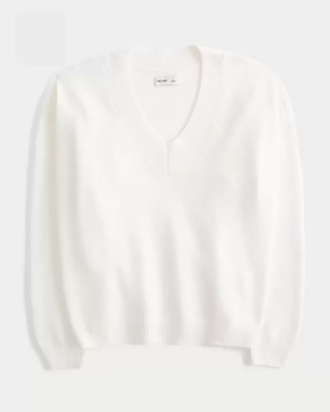 Hollister Comfy Cloud Oversized V-ringad tröja Hollister Comfy Cloud Oversized V-ringad tröja