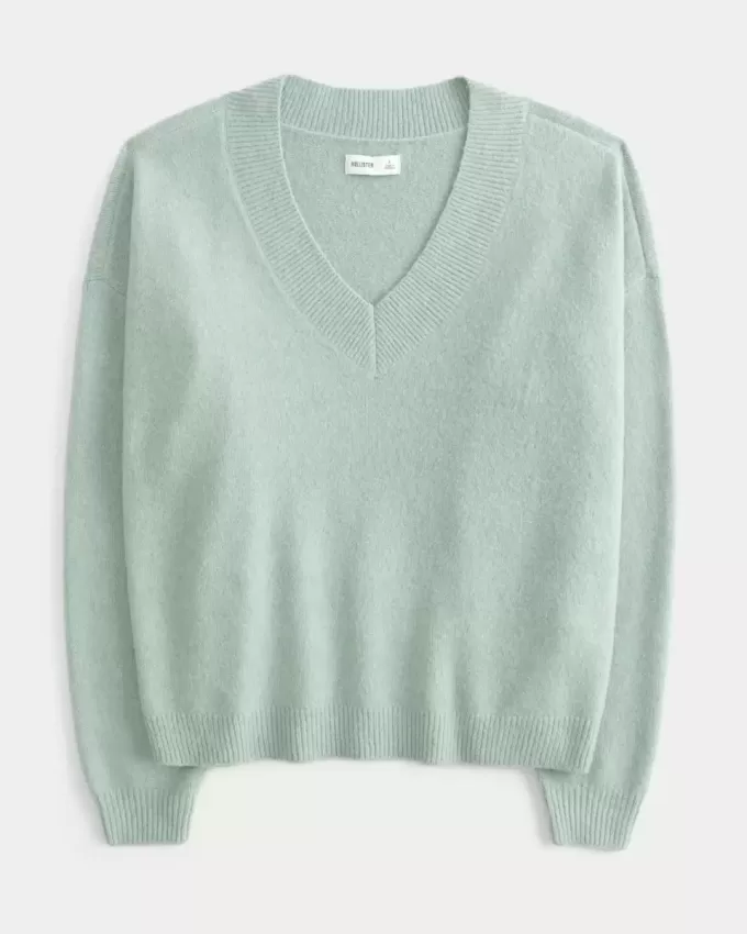 Hollister Comfy Cloud Oversized V-ringad tröja