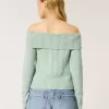 Hollister Comfy Cloud Stitchy Off-the-Soulder tröja Hollister Comfy Cloud Stitchy Off-the-Soulder tröja