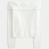 Hollister Comfy Cloud Stitchy Off-the-Soulder tröja