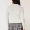 Hollister Comfy Cloud Zip-Up kabelstickad tröja