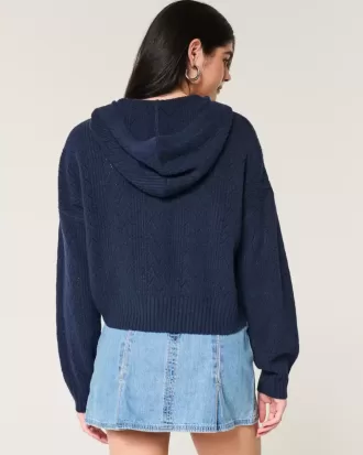 Hollister Comfy Cloud Zip-Up Sweater Hoodie Hollister Comfy Cloud Zip-Up Sweater Hoodie
