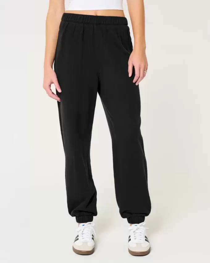Hollister Feel Good Fleece Dad Joggers Hollister Feel Good Fleece Dad Joggers
