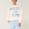 Hollister Feel Good lösa shorts i fleece på mitten av låret Hollister Feel Good lösa shorts i fleece på mitten av låret