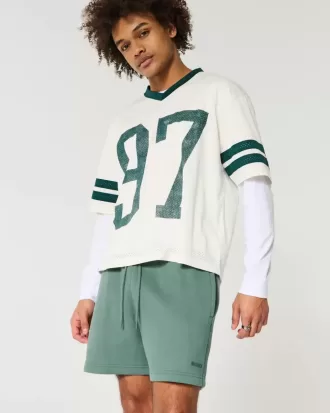Hollister Feel Good lösa shorts i fleece på mitten av låret