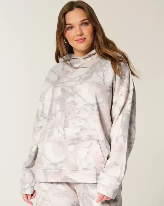 Hollister Feel Good Oversized Hoodie Hollister Feel Good Oversized Hoodie