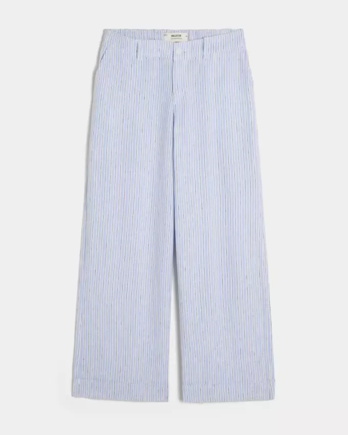 Hollister Livvy Low-Rise Wide-Leg byxor Hollister Livvy Low-Rise Wide-Leg byxor