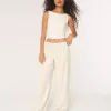 Hollister Livvy Low-Rise Wide-Leg byxor Hollister Livvy Low-Rise Wide-Leg byxor