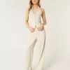 Hollister Livvy Low-Rise Wide-Leg byxor Hollister Livvy Low-Rise Wide-Leg byxor