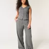 Hollister Livvy Low-Rise Wide-Leg byxor Hollister Livvy Low-Rise Wide-Leg byxor