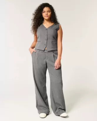 Hollister Livvy Low-Rise Wide-Leg byxor