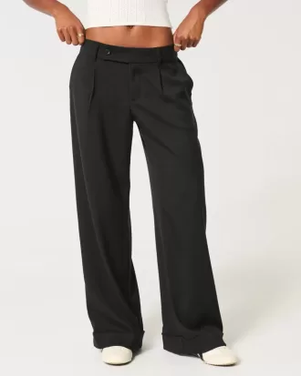 Hollister Livvy Low-Rise Wide-Leg byxor