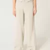 Hollister Livvy Low-Rise Wide-Leg byxor Hollister Livvy Low-Rise Wide-Leg byxor