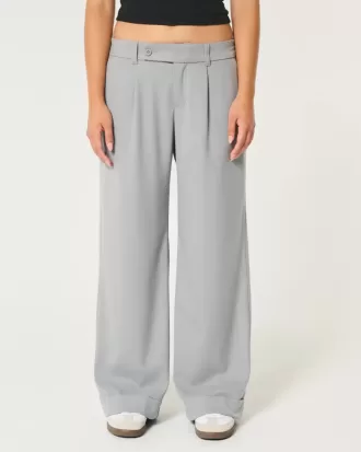 Hollister Livvy Low-Rise Wide-Leg byxor