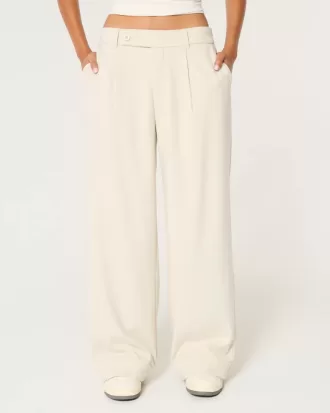 Hollister Livvy Low-Rise Wide-Leg byxor Hollister Livvy Low-Rise Wide-Leg byxor