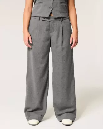 Hollister Livvy Low-Rise Wide-Leg byxor