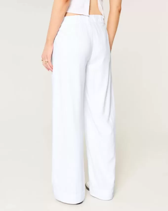 Hollister Livvy Low-Rise Wide-Leg byxor Hollister Livvy Low-Rise Wide-Leg byxor