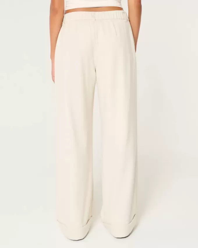 Hollister Livvy Low-Rise Wide-Leg byxor Hollister Livvy Low-Rise Wide-Leg byxor