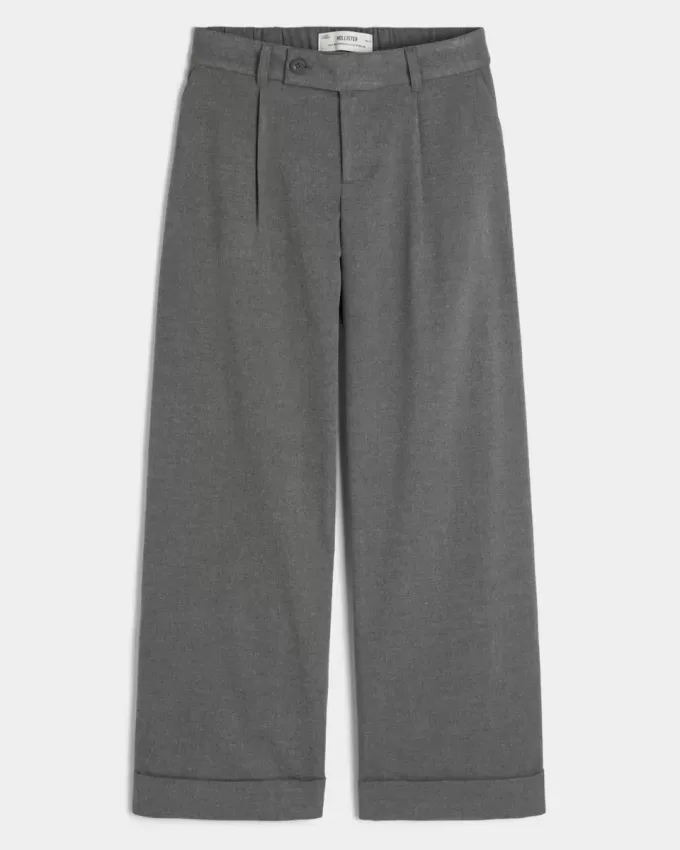 Hollister Livvy Low-Rise Wide-Leg byxor Hollister Livvy Low-Rise Wide-Leg byxor