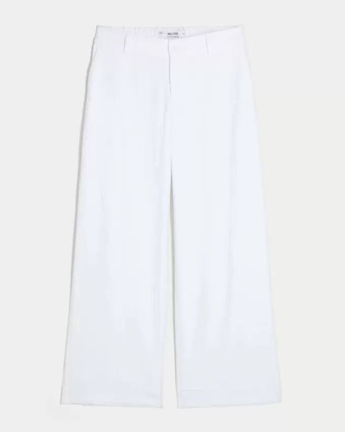Hollister Livvy Low-Rise Wide-Leg byxor Hollister Livvy Low-Rise Wide-Leg byxor