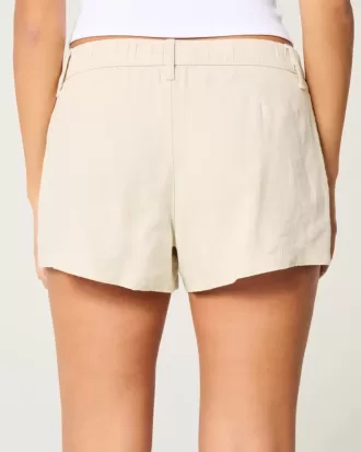 Hollister Livvy Shorts med låg linneblandning 3″