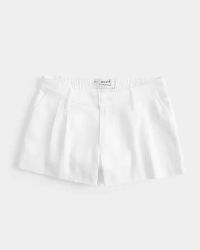 Hollister Livvy Shorts med låg linneblandning 3″ Hollister Livvy Shorts med låg linneblandning 3″