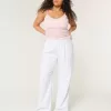 Hollister Livvy Ultra High-Rise linne-blandning vid benbyxor Hollister Livvy Ultra High-Rise linne-blandning vid benbyxor