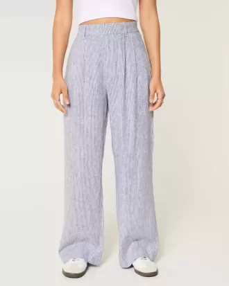 Hollister Livvy Ultra High-Rise linne-blandning vid benbyxor